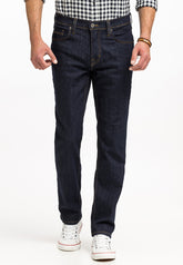 Męskie Spodnie Jeansowe Mustang Washington Straight Denim Blue 1015351 5000 940